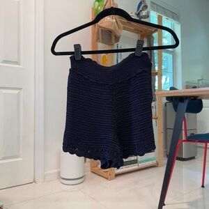 Vintage H&M Woven Shorts in Navy